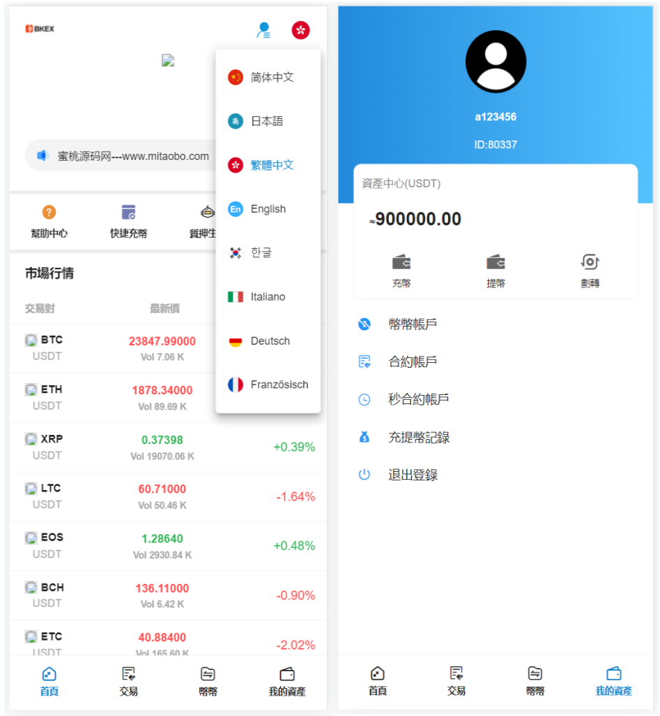 图片[7]-[爱格资源网]8语言交易所/币币交易/秒合约交易/后台预生成K线/质押生息