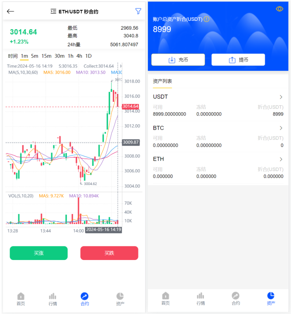 图片[2]-[爱格资源网]二开版多语言秒合约交易所系统/区块链交易所系统/完整脚本任务